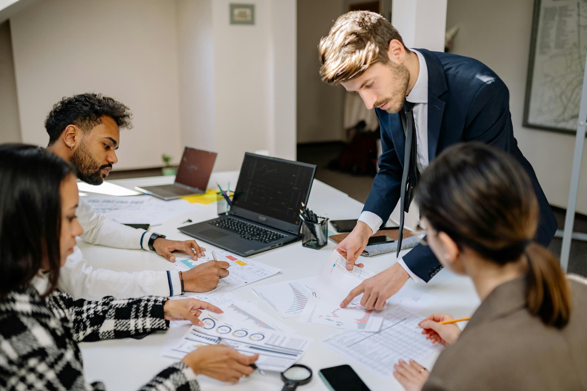 Minting Marketing team analyzing campaign data